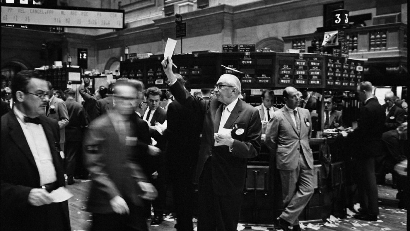 The historic trading floor of the New York Stock Exchange