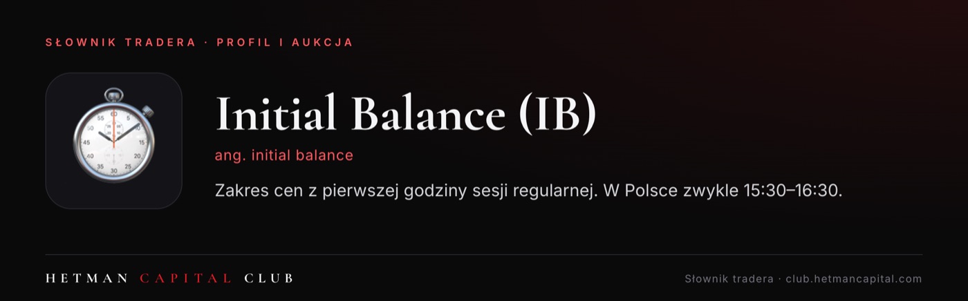 Initial Balance (IB)