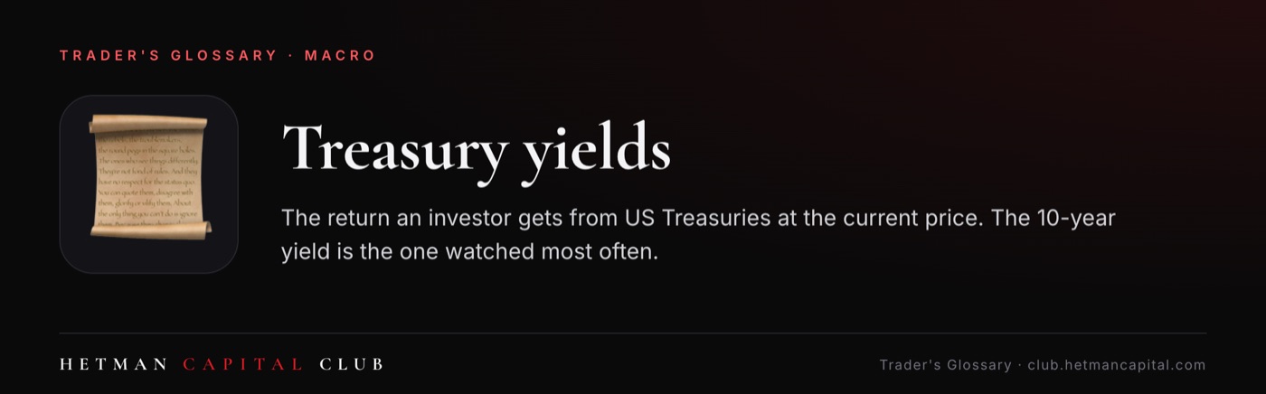 Treasury yields