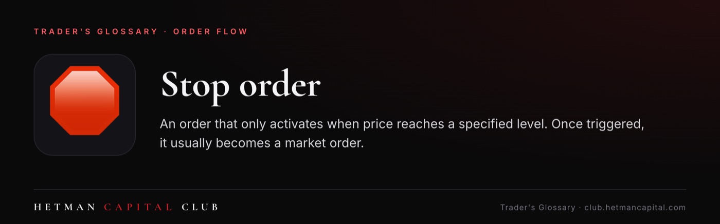 Stop order