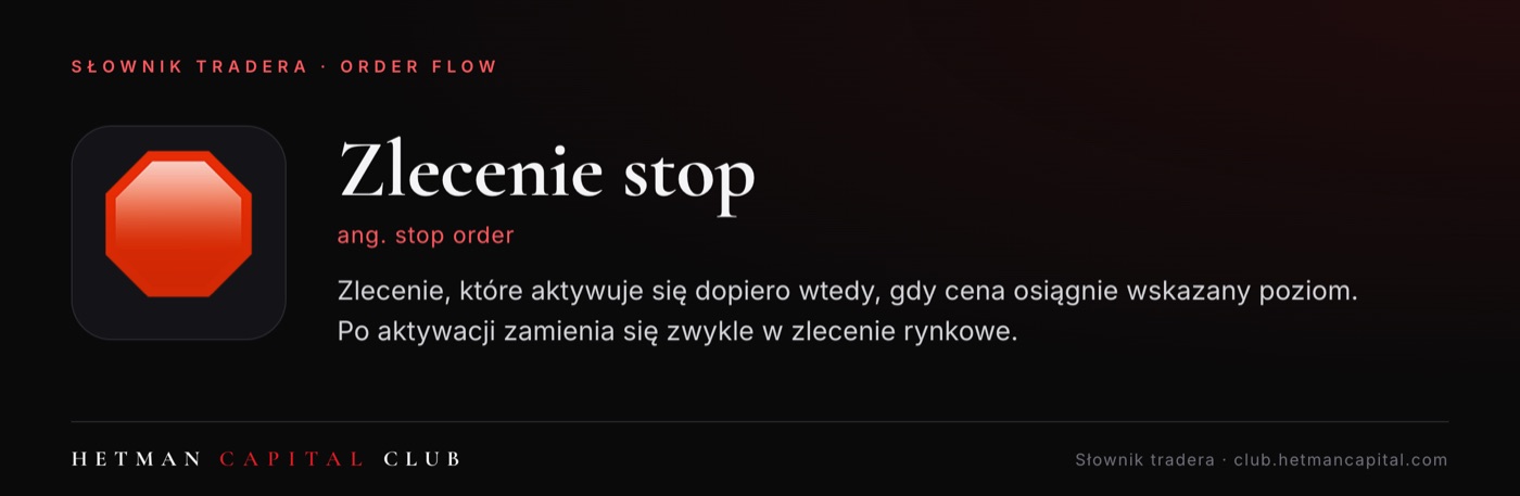 Zlecenie stop