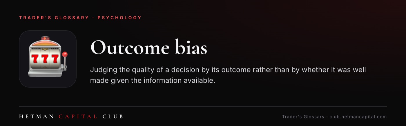 Outcome bias